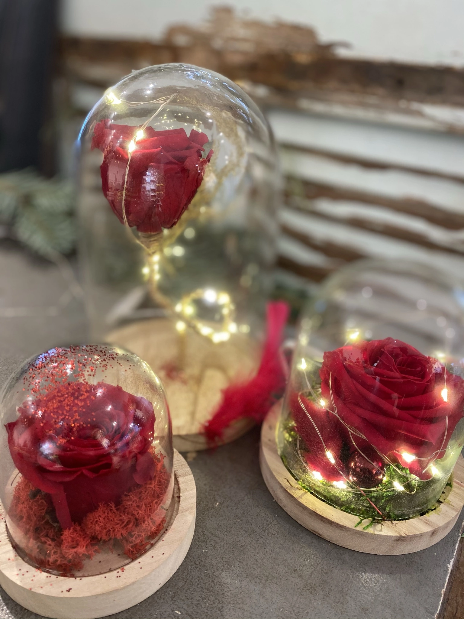 Cloche Amour Eternel, par Magnolia Fleuriste, fleuriste à Antibes