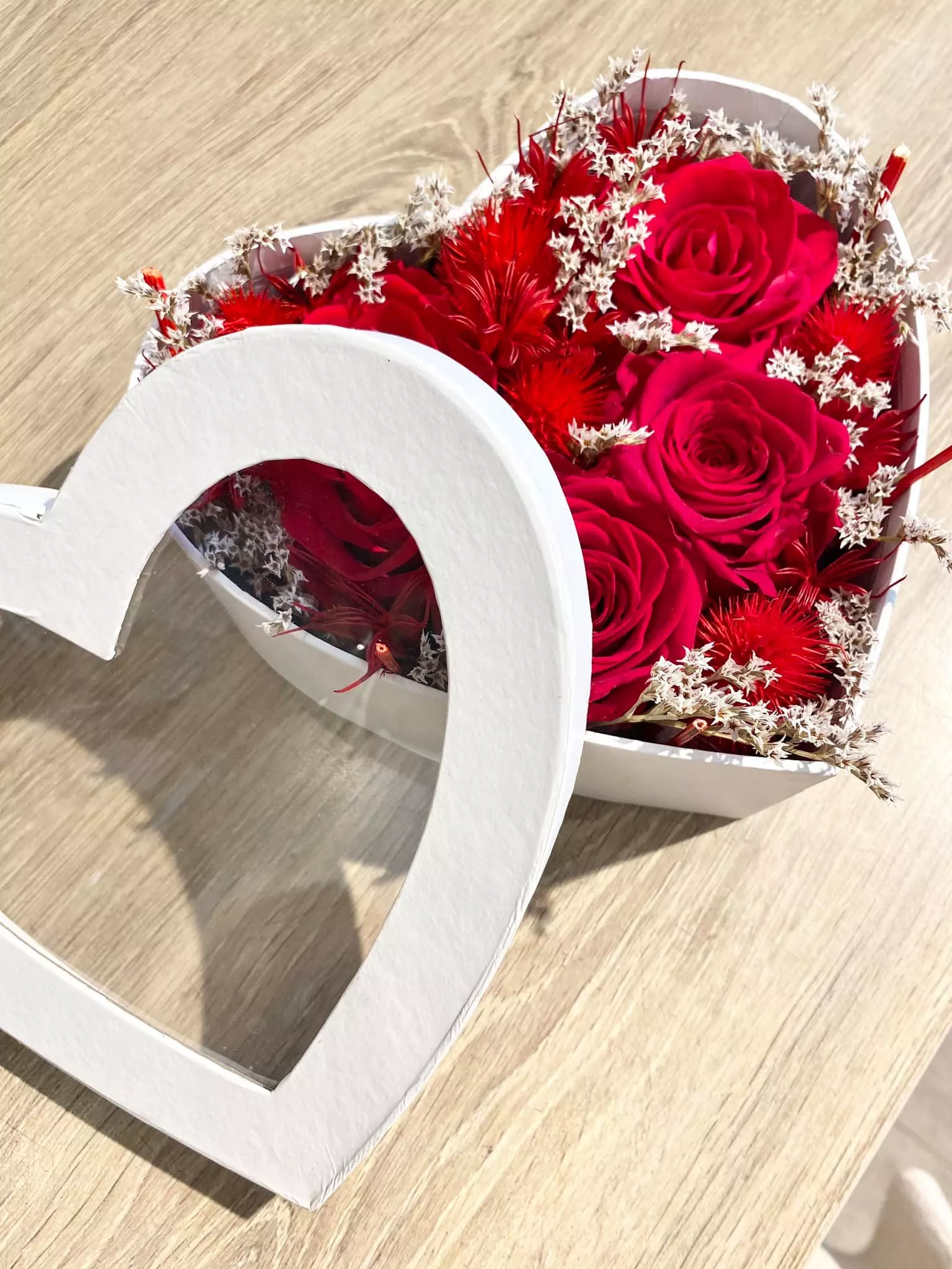 Boîte À Chapeau D&rsquo;Amour Éternel, par Magnolia Fleuriste, fleuriste à Antibes