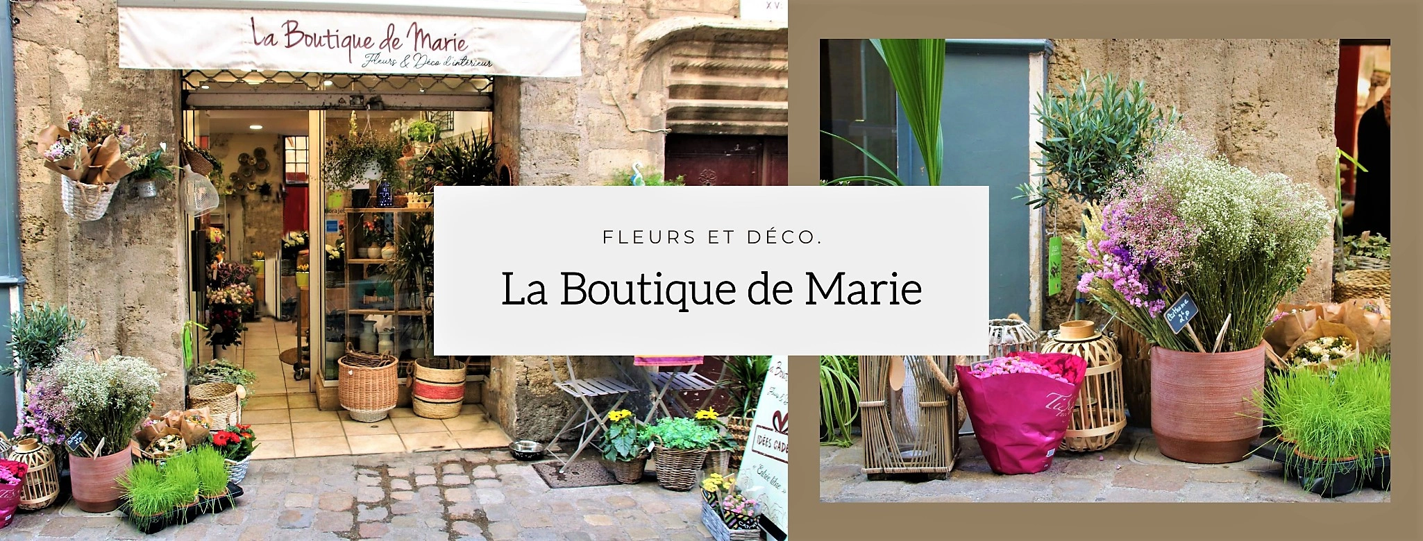 Livraison de fleurs Pézenas et proximité, par La Boutique de Marie, artisan fleuriste