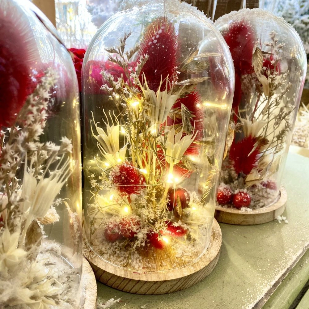Cloche Noel Pour Toujours, par Magnolia Fleuriste, fleuriste à Antibes