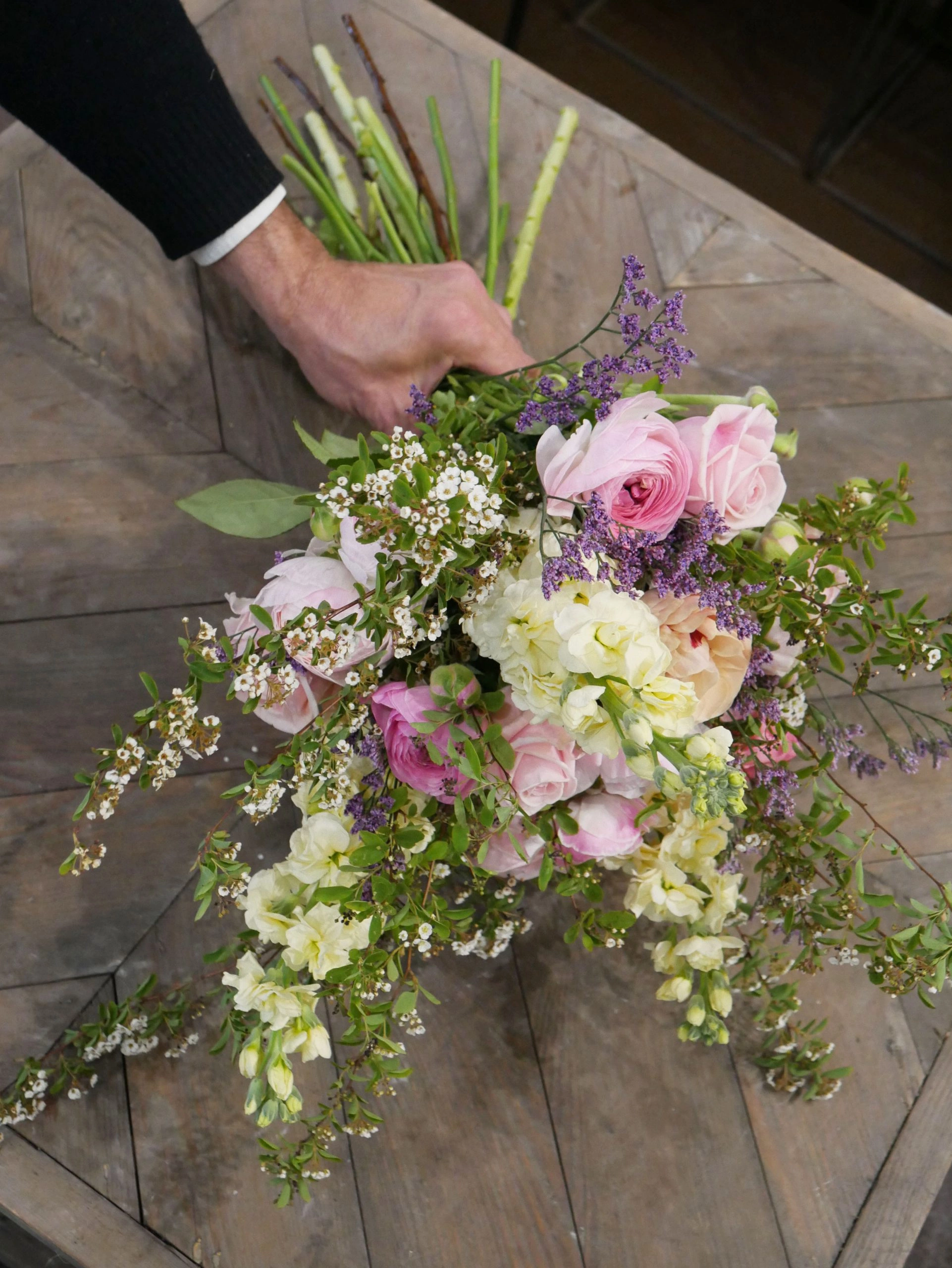 Bouquet douceur, par Acanthus, fleuriste à Bègles