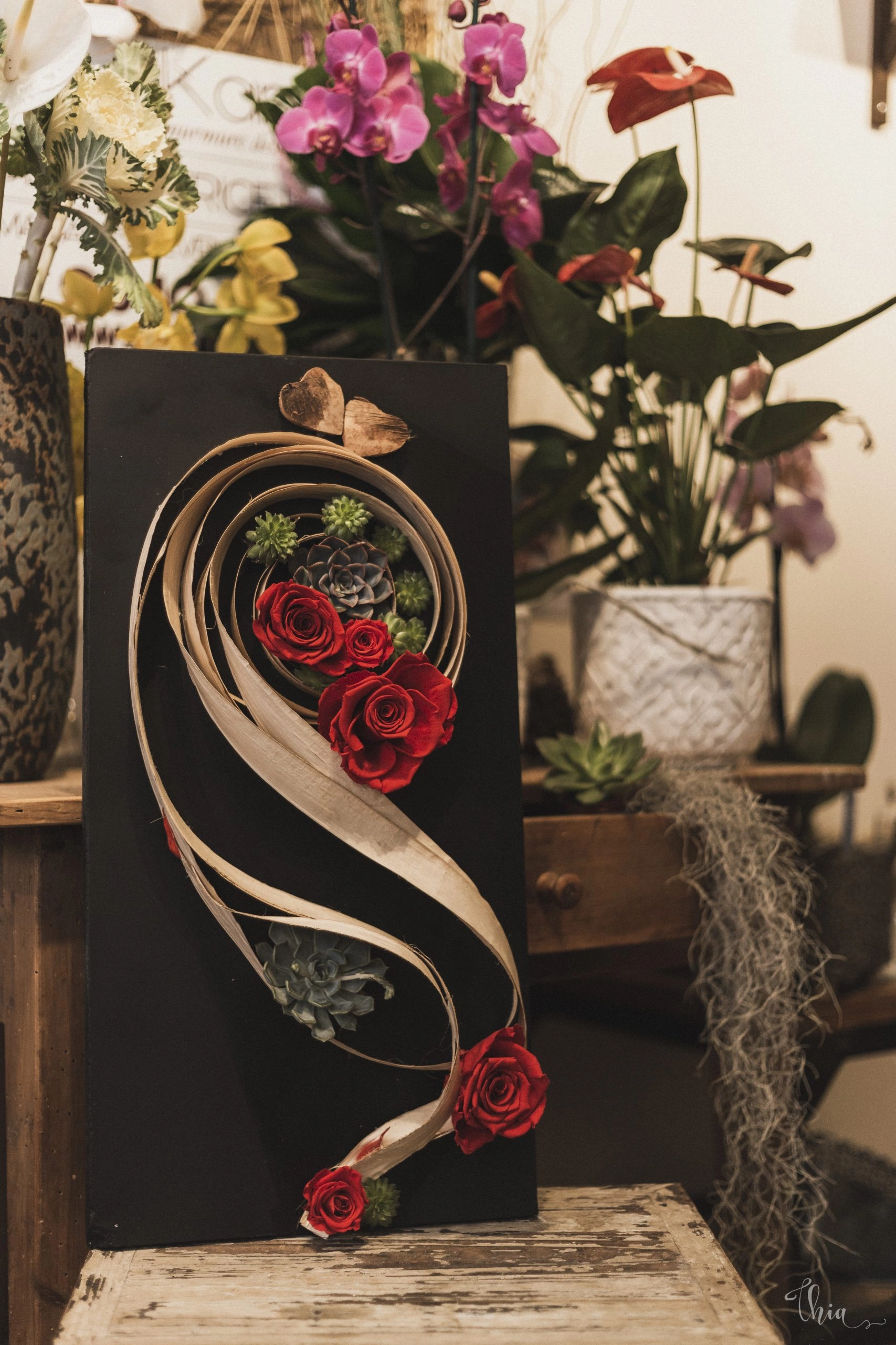 Tableau Intemporel, par Akane - Le murmure des fleurs, fleuriste à Cuers