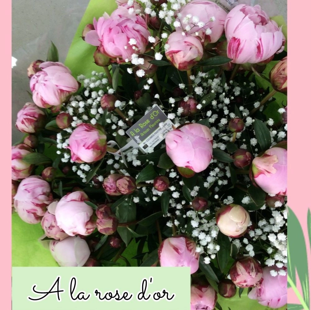 Bouquet de Pivoines, par A La Rose d'Or, fleuriste à Narbonne