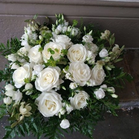 Bouquet Blanc vert, par L'Espace d'Un Matin, fleuriste à Lyon