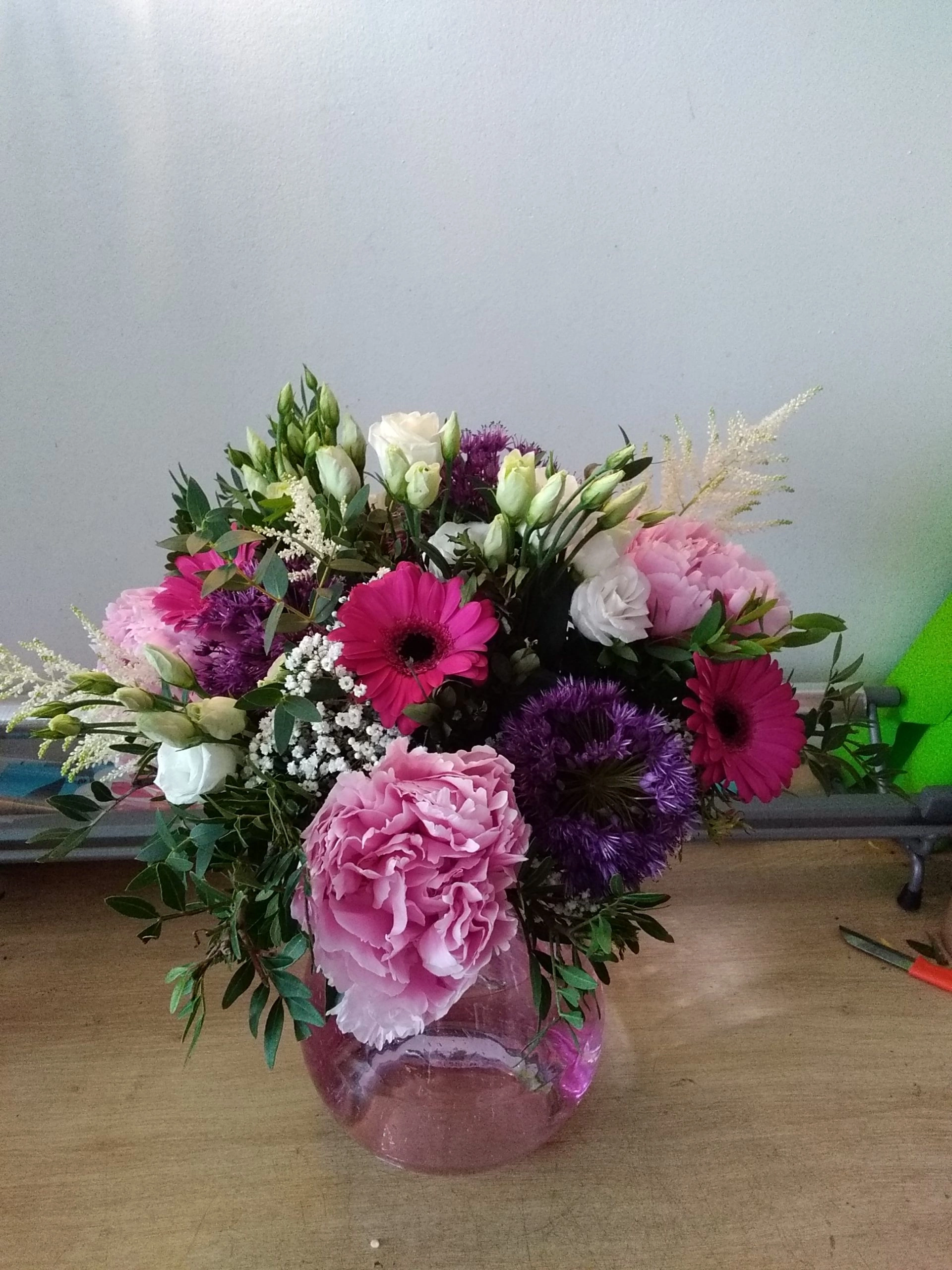Bouquet Je t&rsquo;aime Maman, par Art Floral Le Puy en Velay, fleuriste à Le Puy-en-Velay