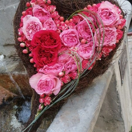 Cœur D'Amour, par Akane - Le murmure des fleurs, fleuriste à Tavernes