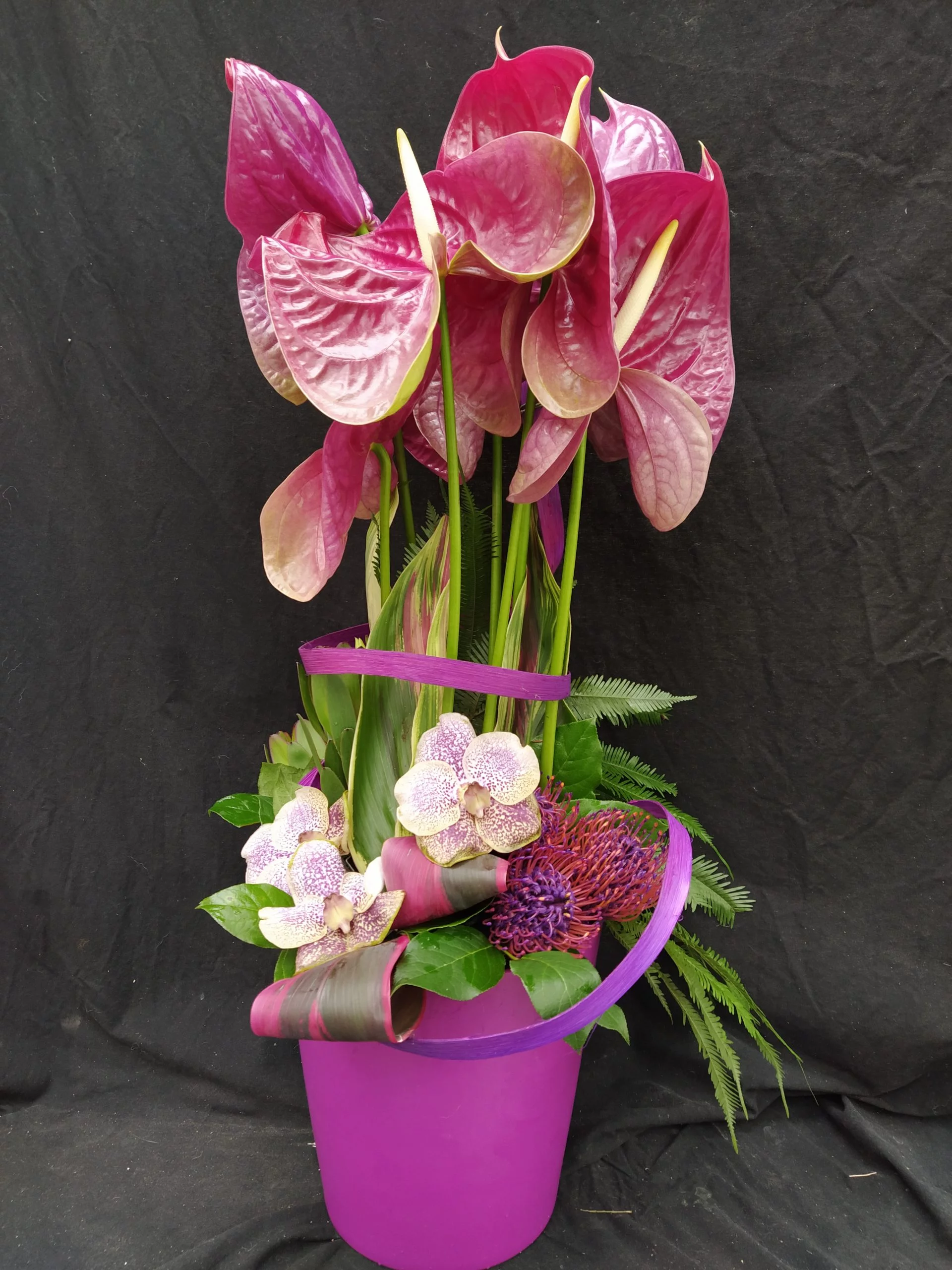 Purple, par La Fabrique Végétale, fleuriste à Wissous