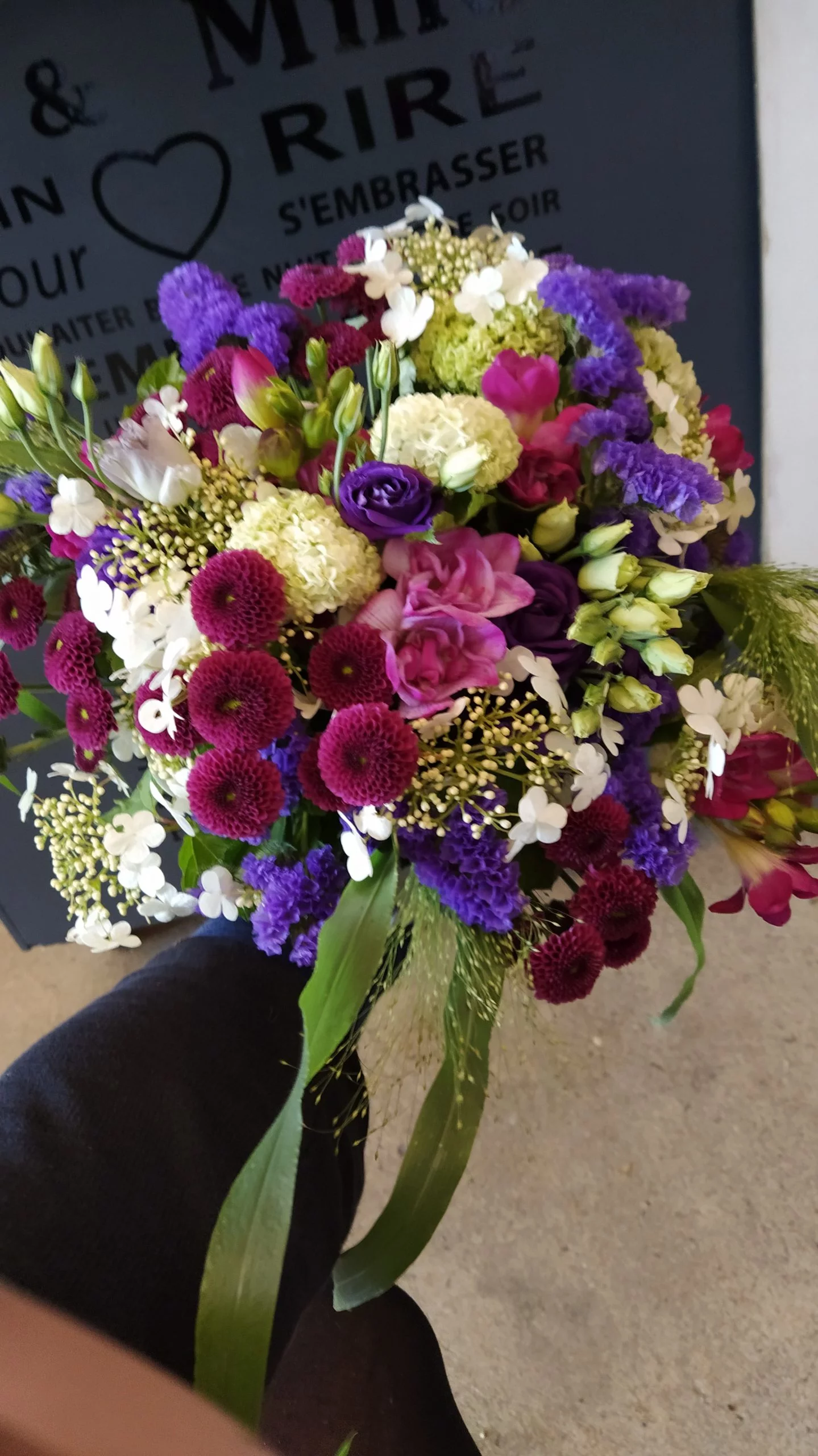 Purple Lady, par La Fabrique Végétale, fleuriste à Wissous