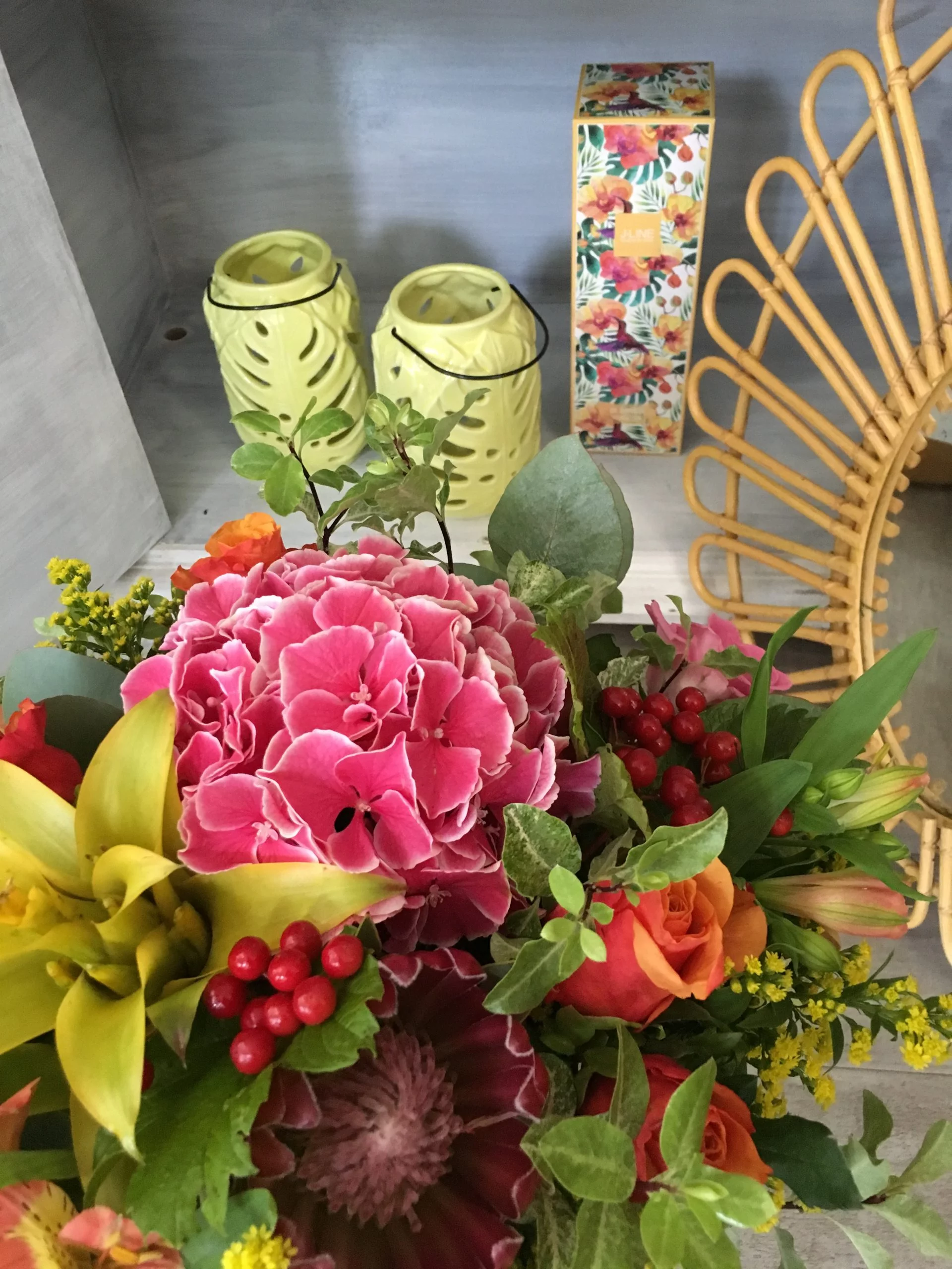Bouquet Bohème, par Magnolia Fleuriste, fleuriste à Antibes