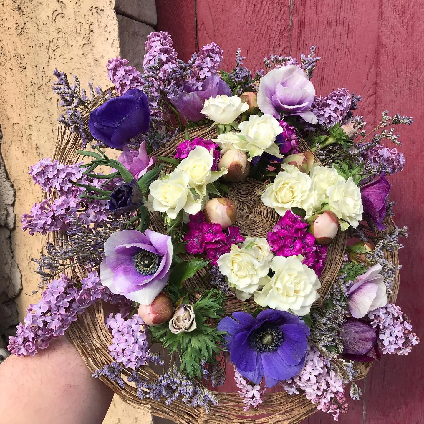 Bouquet couture, par Cocon floral, fleuriste à Saint-Georges-de-Reneins