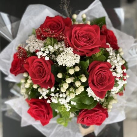 Bouquet Romance, par LP floral designer, fleuriste à Villenave-d'Ornon