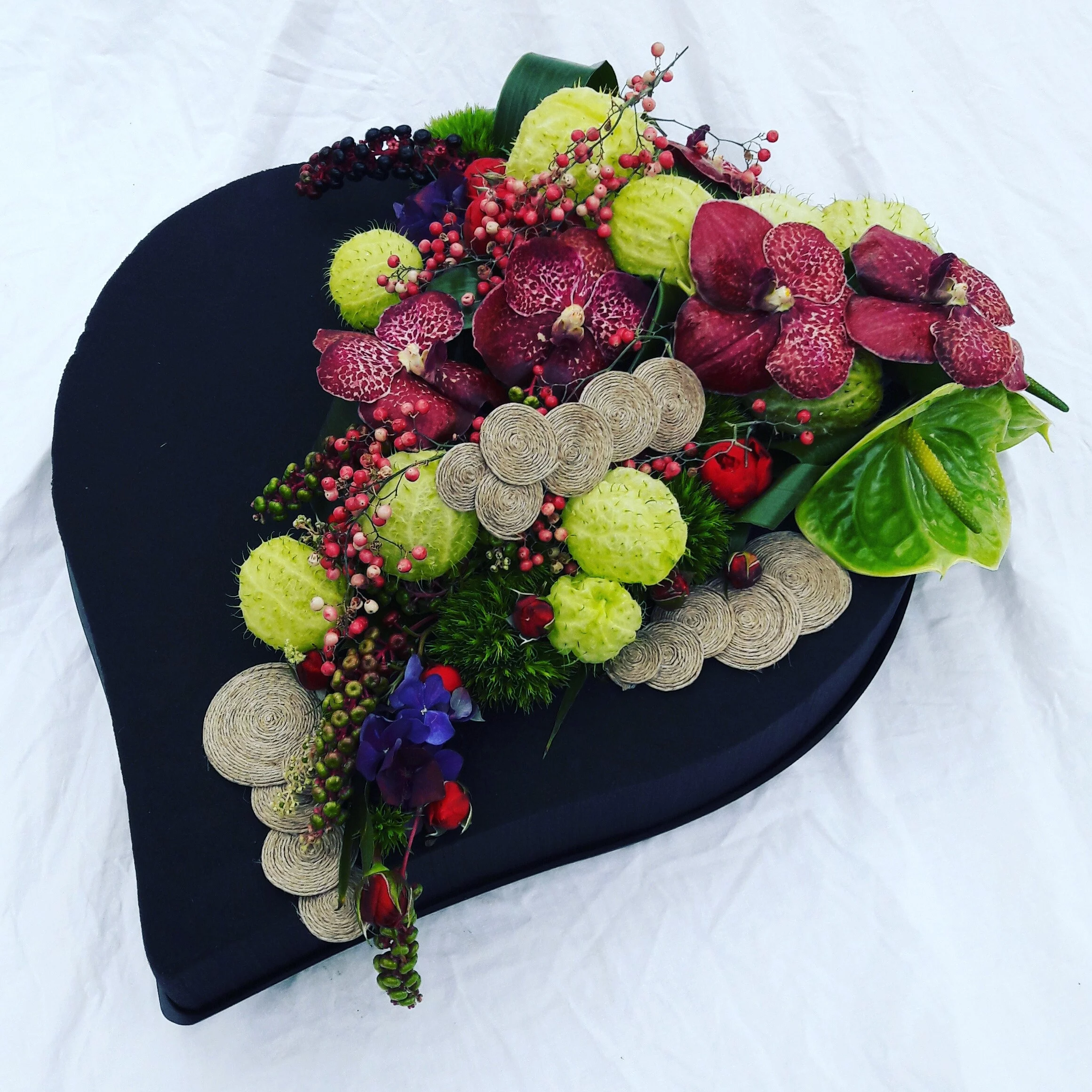 Coeur Moderne, par La Fabrique Végétale, fleuriste à Wissous