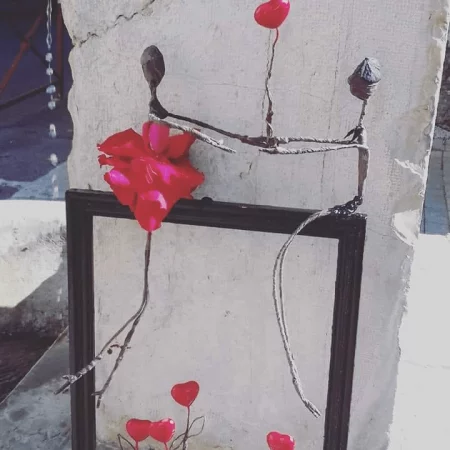 Les Amoureux En Fleurs Stabilisées, par Akane - Le murmure des fleurs, fleuriste à Tavernes