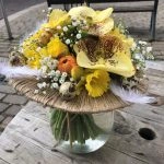 Bouquet De Pâques, par La chaine de cœur, fleuriste à Barr
