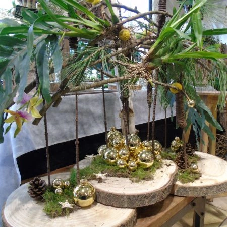 Centre De Table Végétal, par Akane - Le murmure des fleurs, fleuriste à Tavernes