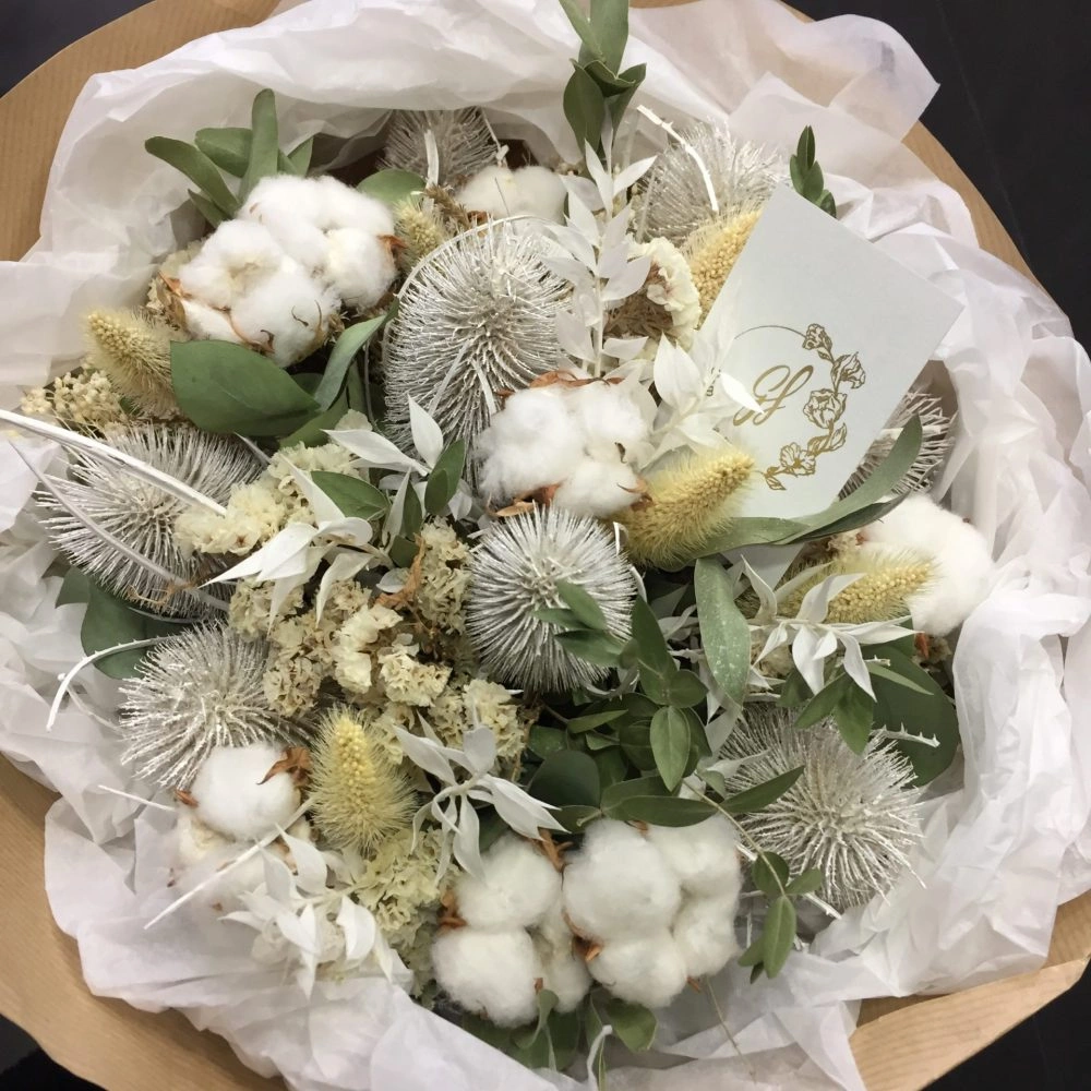 Bouquet De Fleurs Séchées, par Gambetta Fleurs, fleuriste à Arcachon