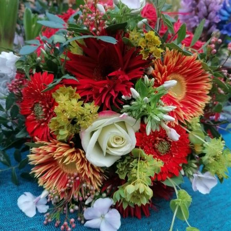 Bouquet Peps, par Le trèfle à quatre fleurs, fleuriste à Carnin