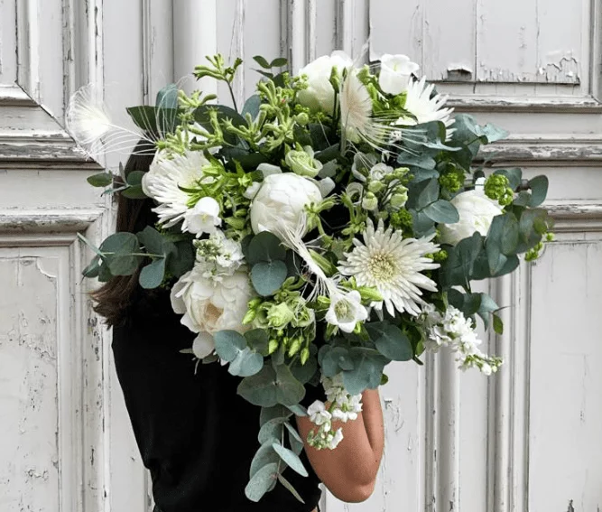 Bouquet Blanc, par Atelier Armelle Alleton, fleuriste à Le Mans