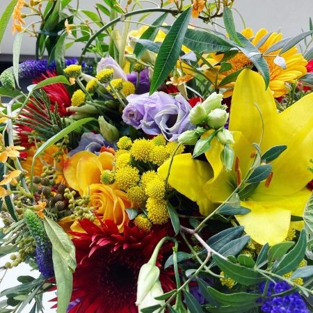 Bouquet Coloré, par Issy Fleurs, fleuriste à Issy-les-Moulineaux
