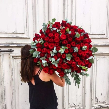 Bouquet De Roses Rouges, par Atelier Armelle Alleton, fleuriste à Le Mans