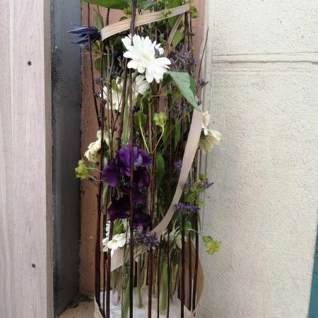 cage printanière, par Akane - Le murmure des fleurs, fleuriste à Tavernes