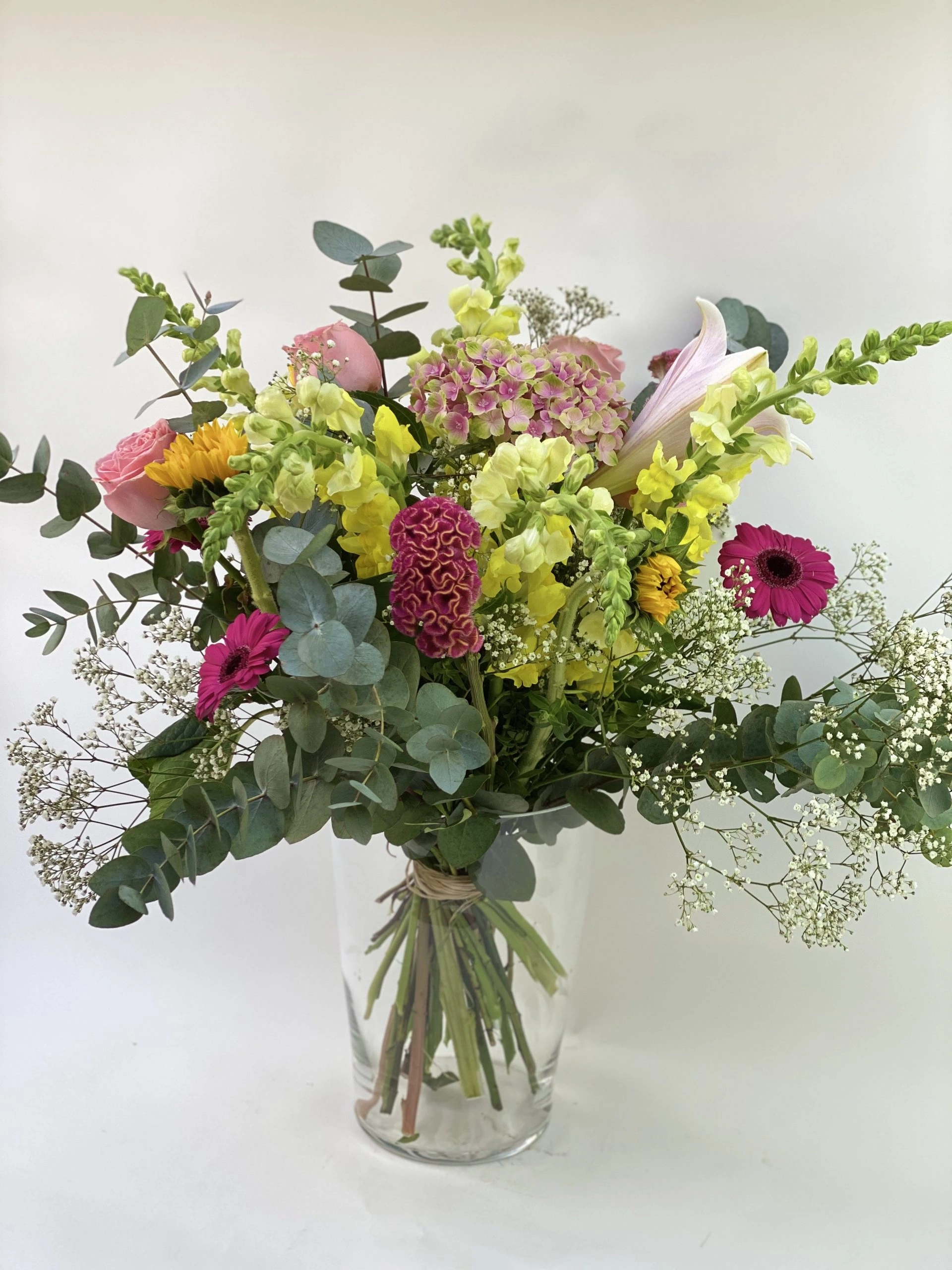 Brassée de Fleurs du Midi – Longues Tiges, par Fleurs Kammerer, fleuriste à Illkirch-Graffenstaden
