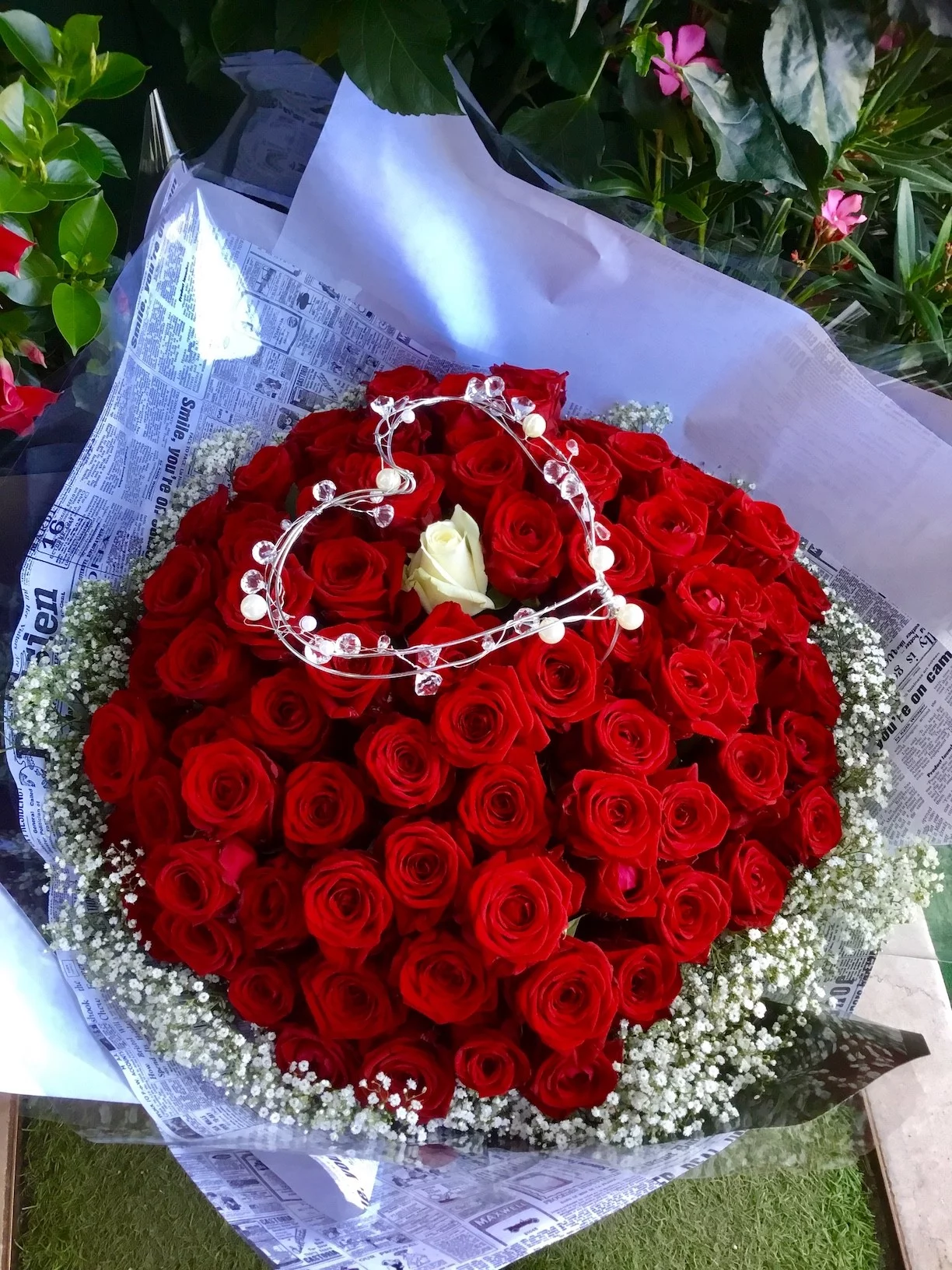 L’Amour avec un grand « A », par Fleurs et Tendances, fleuriste à Vandœuvre-lès-Nancy