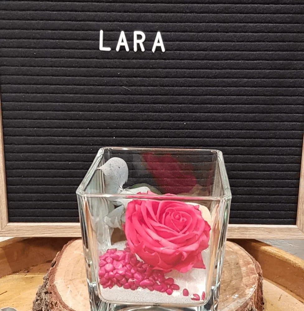 Rose éternelle Lara, par Art Végétal, fleuriste à Corbas