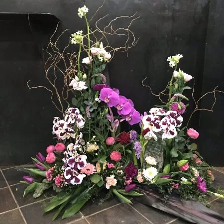 Pièce de deuil paysagère, par Fleurs et Tendances, fleuriste à Vandœuvre-lès-Nancy