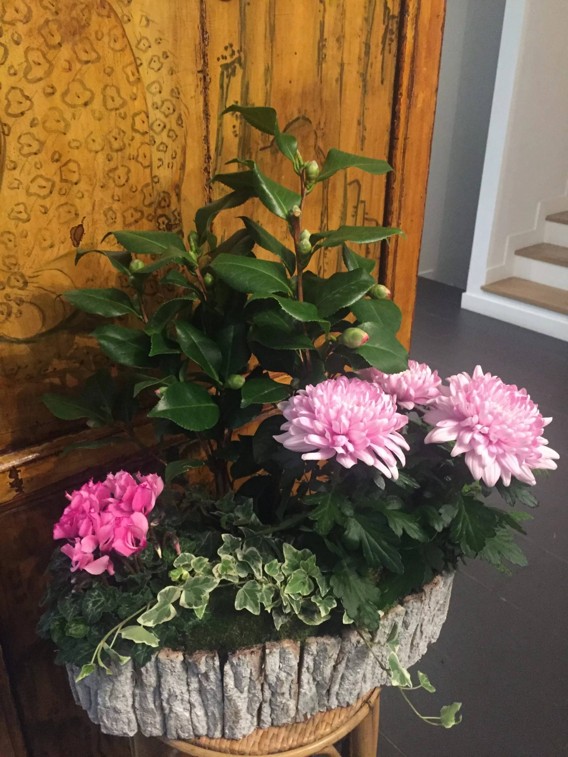 Barque Inspiration Japon sur commande, par Hanakawa, fleuriste à Meudon