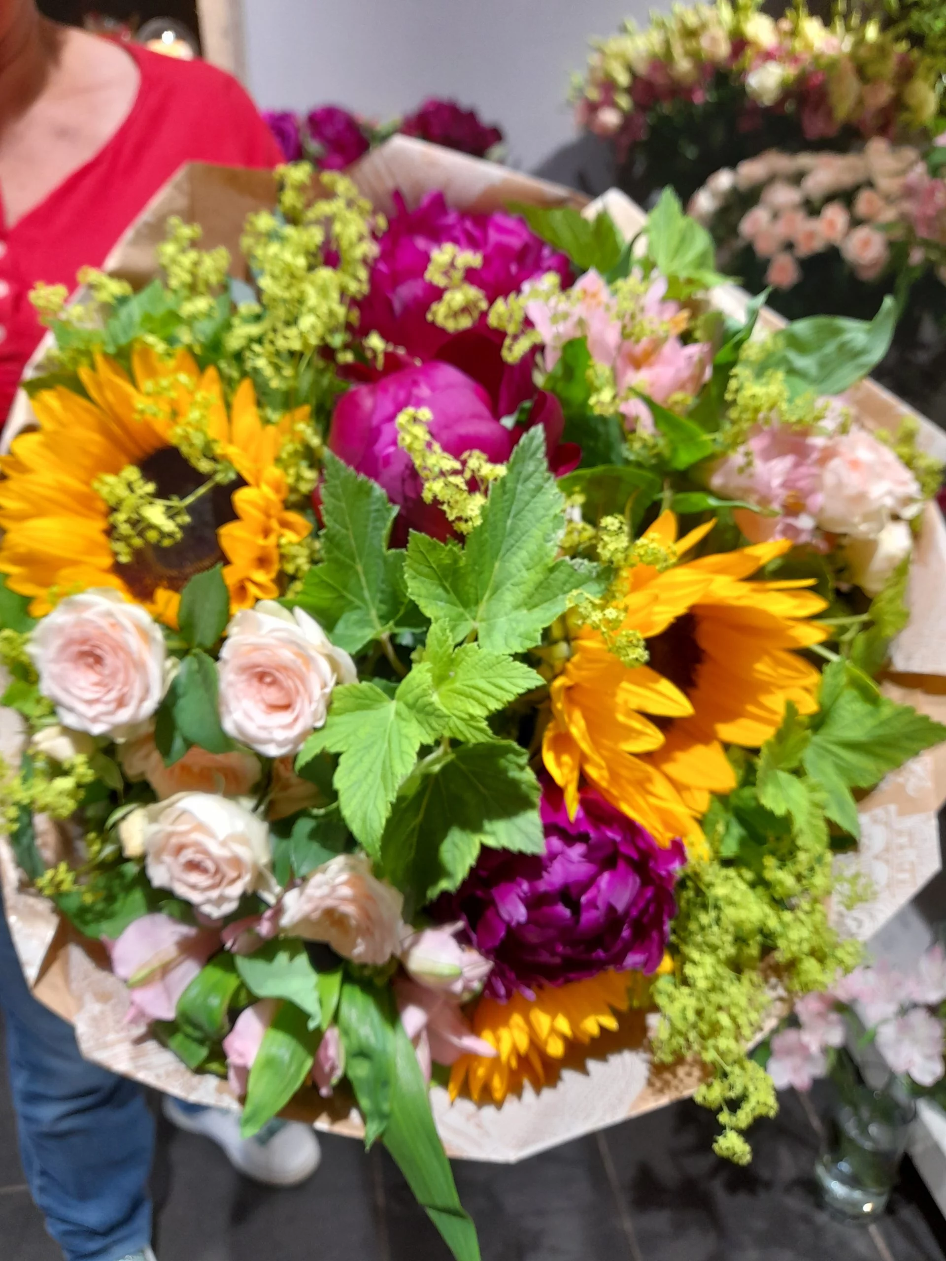 Bouquet Fête des Mères, par Canopée, fleuriste à Bourgueil