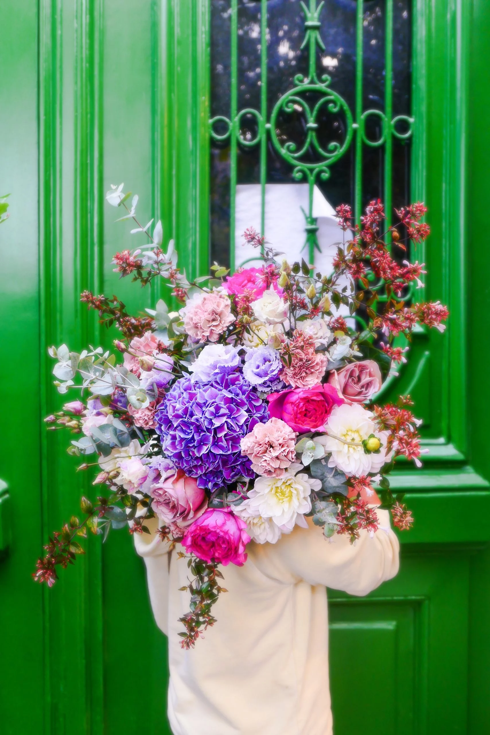 Bouquet Romance, par Tiffany Levain, fleuriste à Paris