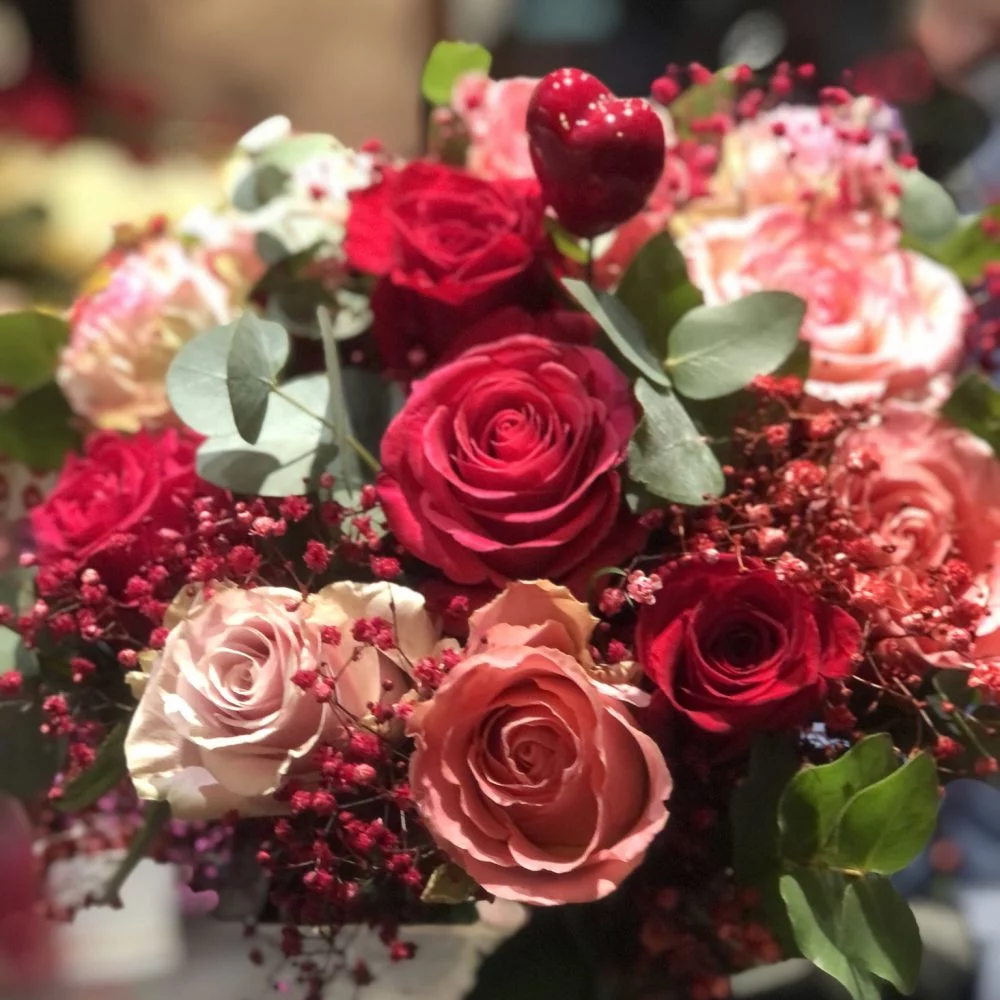 Bouquet Amour, par La Rose d'Ispahan, fleuriste à Paris