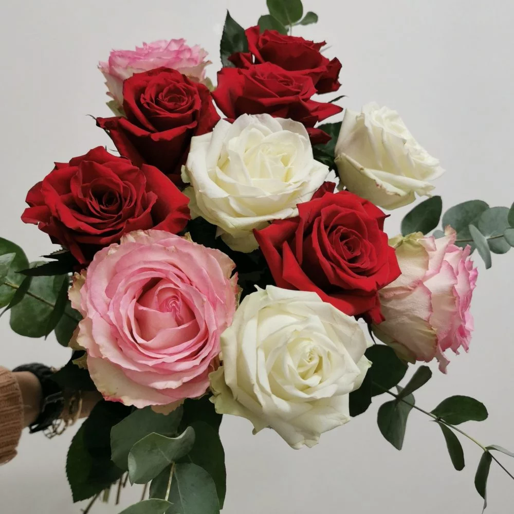 Bouquet De Roses Gros Bouton À L'Unité, par Alain Fleurs, fleuriste à Castillon-la-Bataille