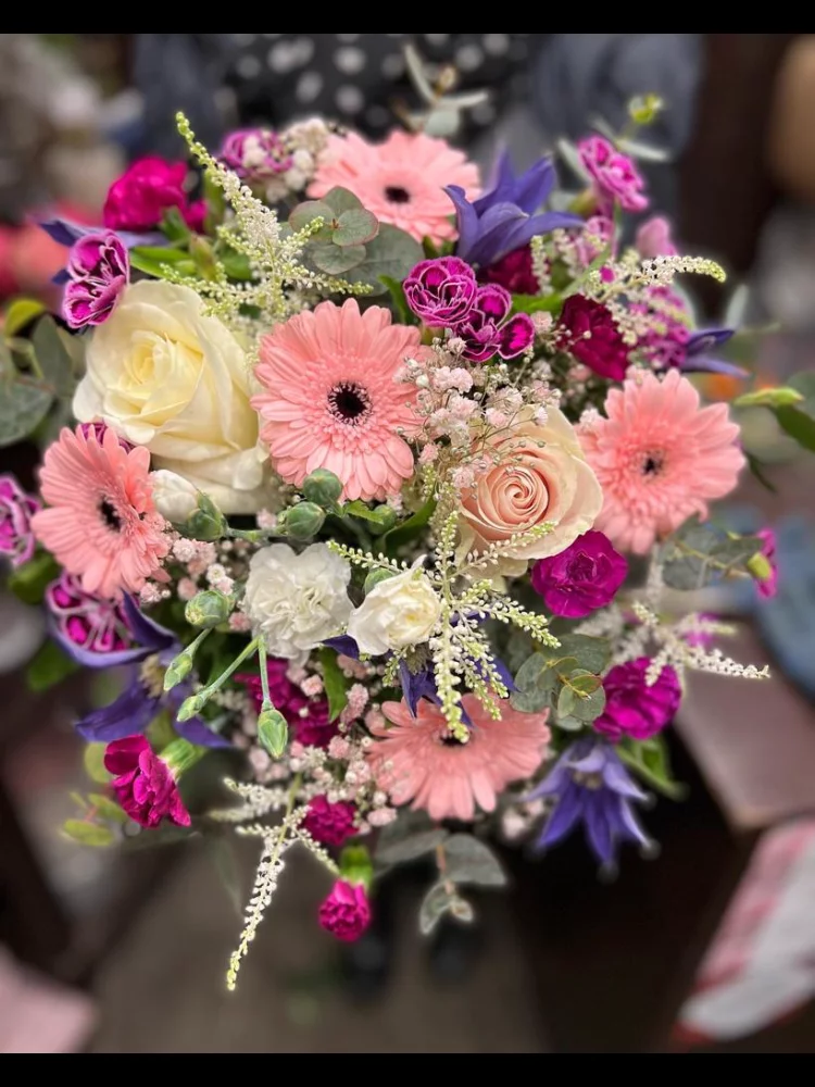 Bouquet Pink Lady, par La Rose d'Ispahan, fleuriste à Paris