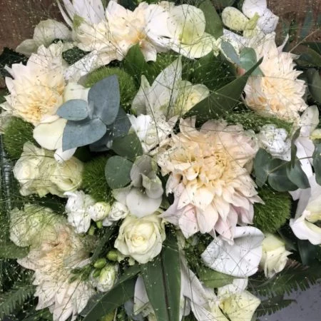 Bouquet Blanc de Echoppe Végétale, par Échoppe végétale, fleuriste à Messein