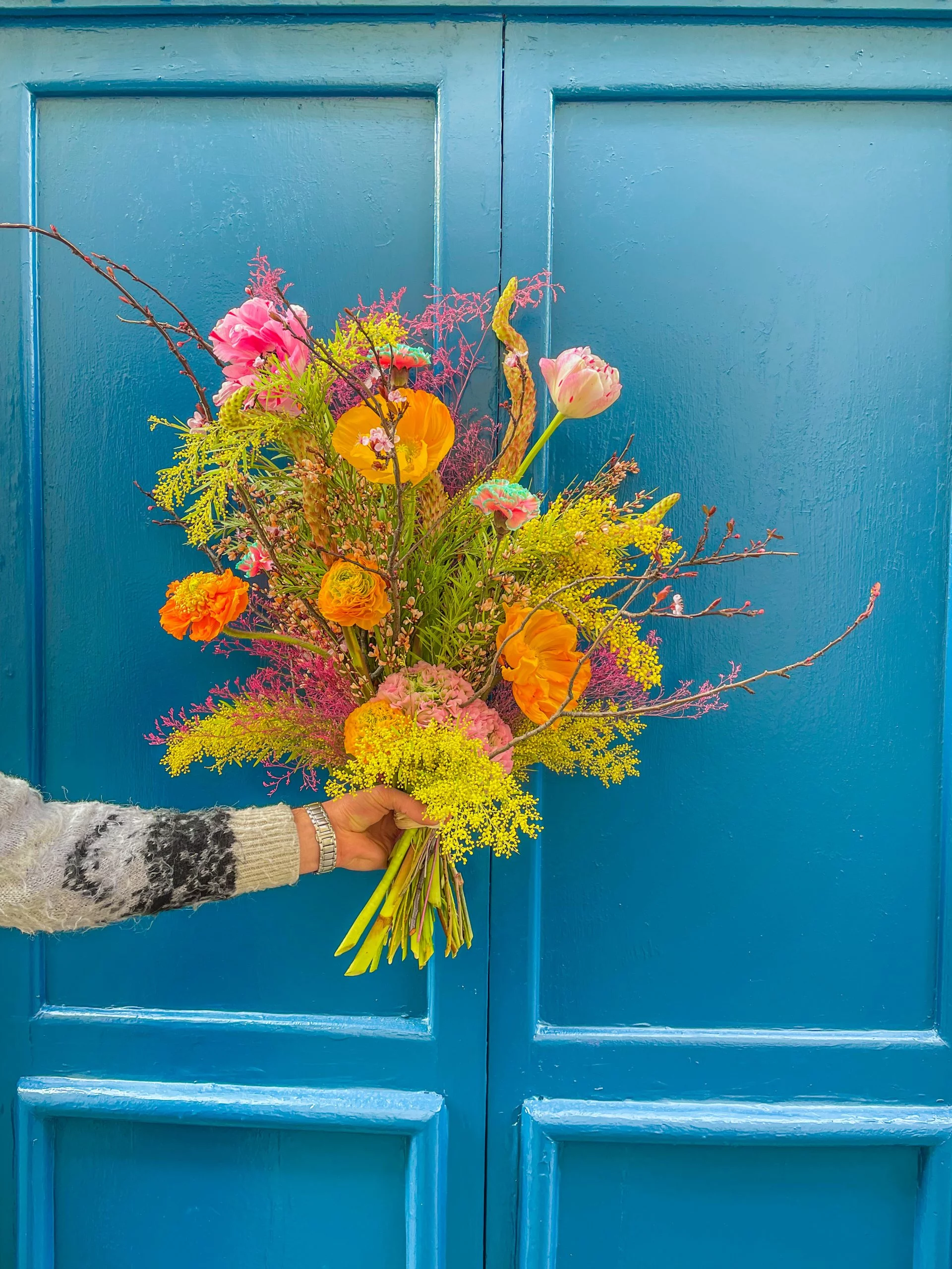 Bouquet de fleurs fraîches, par Studio Maison Ciero, fleuriste à Paris