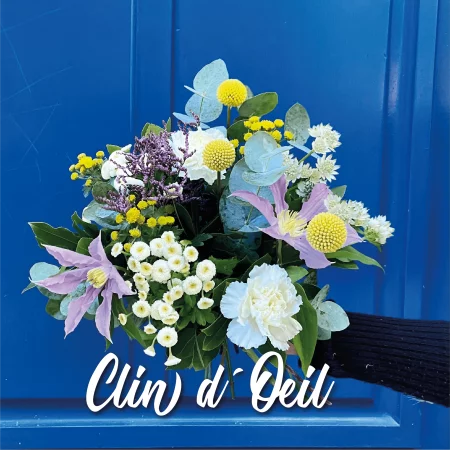 Bouquet "CLIN D'OEIL", par Amour de fleurs Bordeaux, fleuriste à Bordeaux