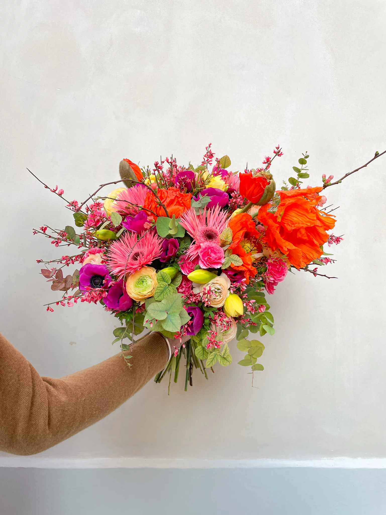 Bouquet de fleurs fraîches, par Studio Maison Ciero, fleuriste à Paris