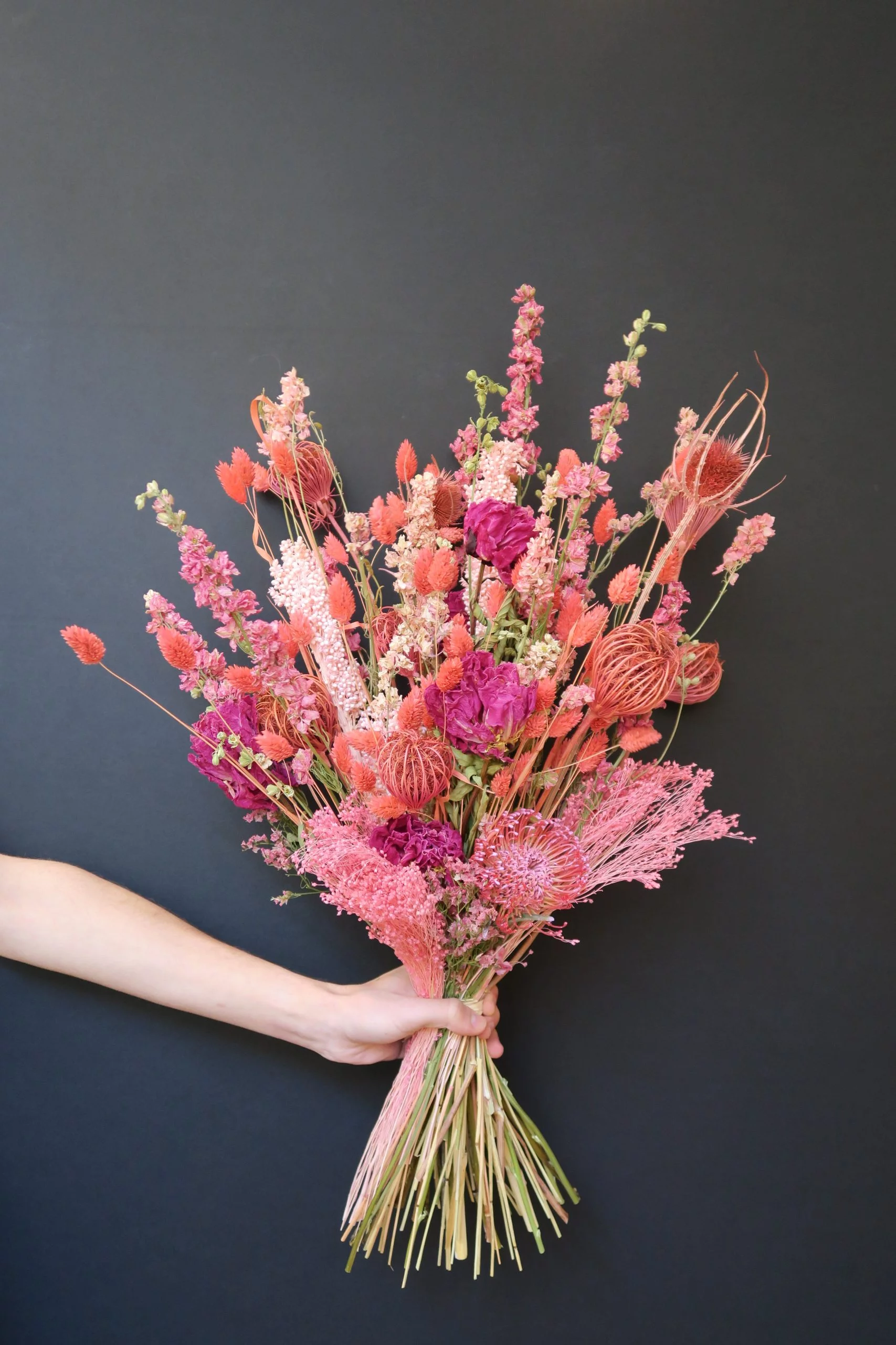 Bouquet de fleurs séchées, par Studio Maison Ciero, fleuriste à Paris
