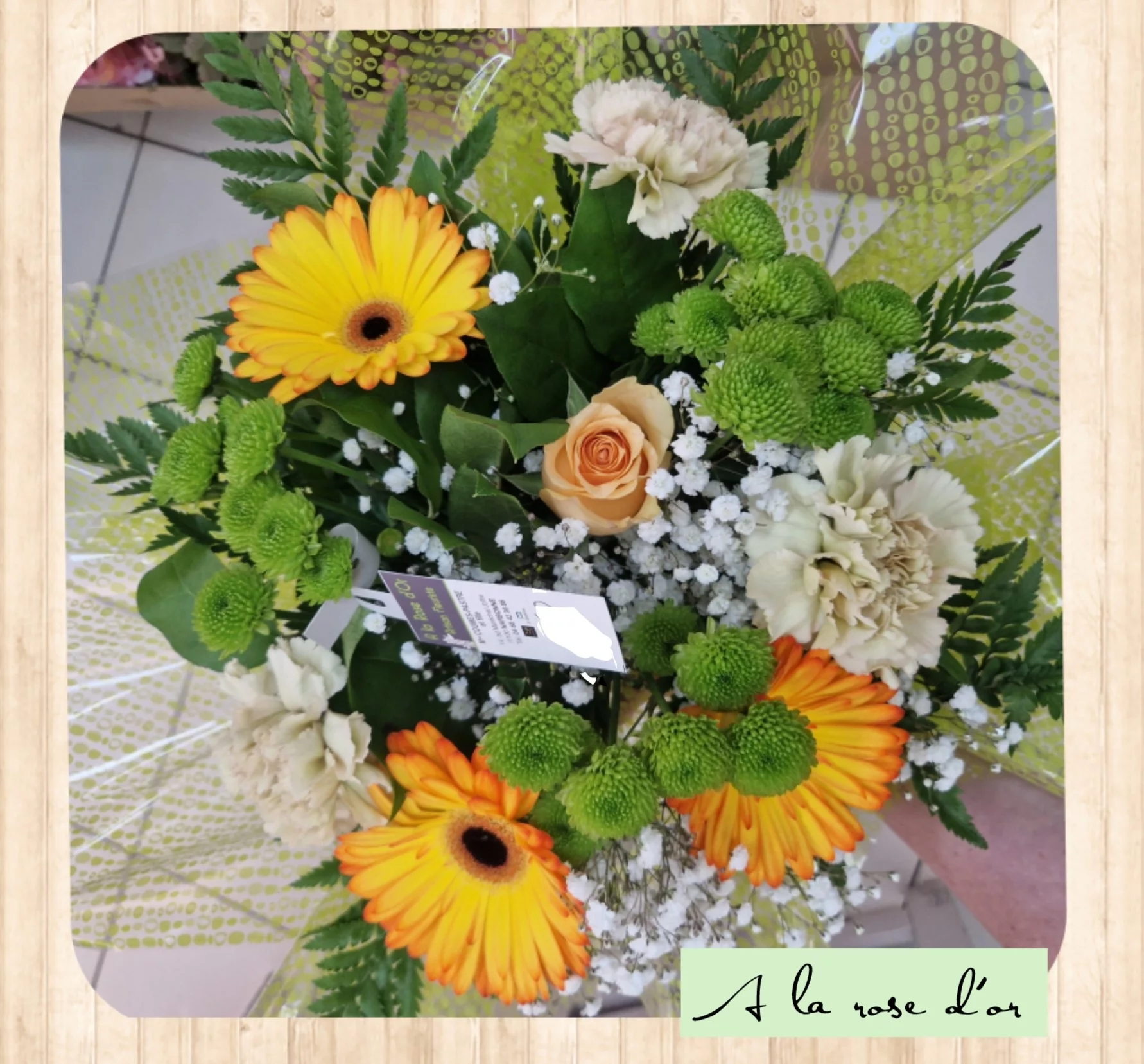 Bouquet Soleil, par A La Rose d'Or, fleuriste à Narbonne
