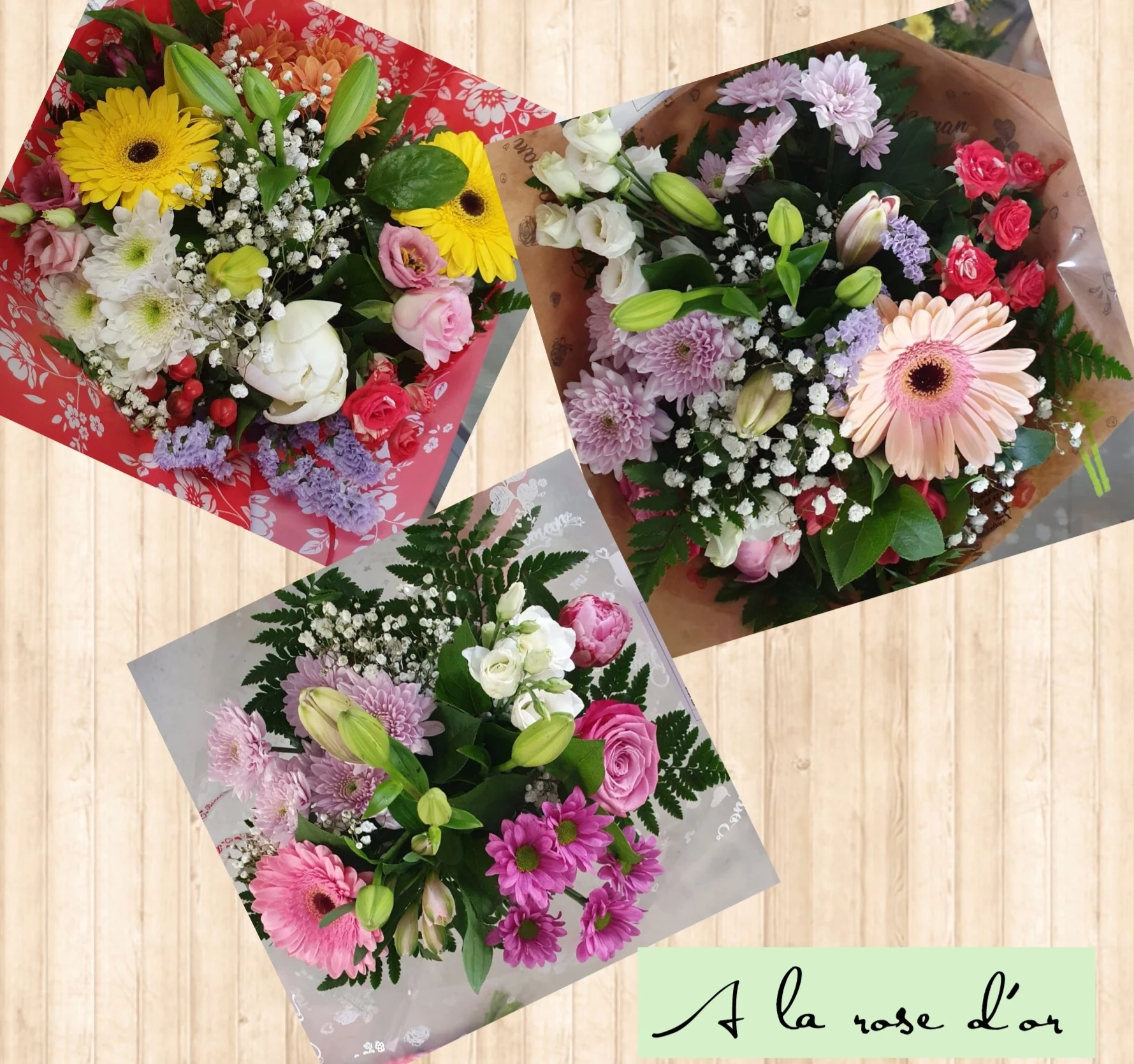 Bouquet Hiver, par A La Rose d'Or, fleuriste à Narbonne