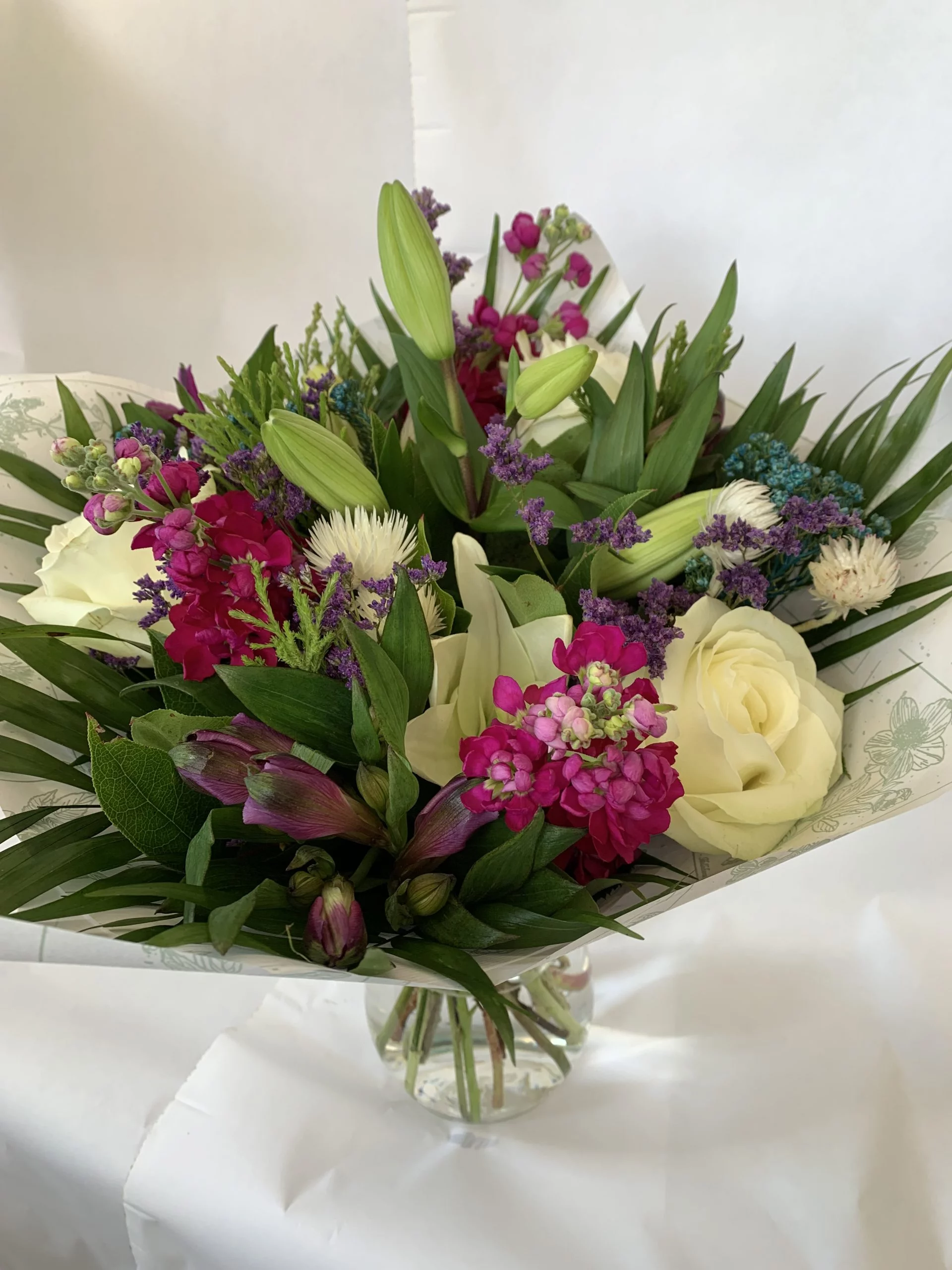 Bouquet de fleurs « Les beaux jours », par Au Dipladenia, fleuriste à Lille