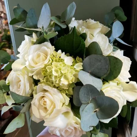 Mon bouquet pure blancheur, par Au naturel, fleuriste à Alençon