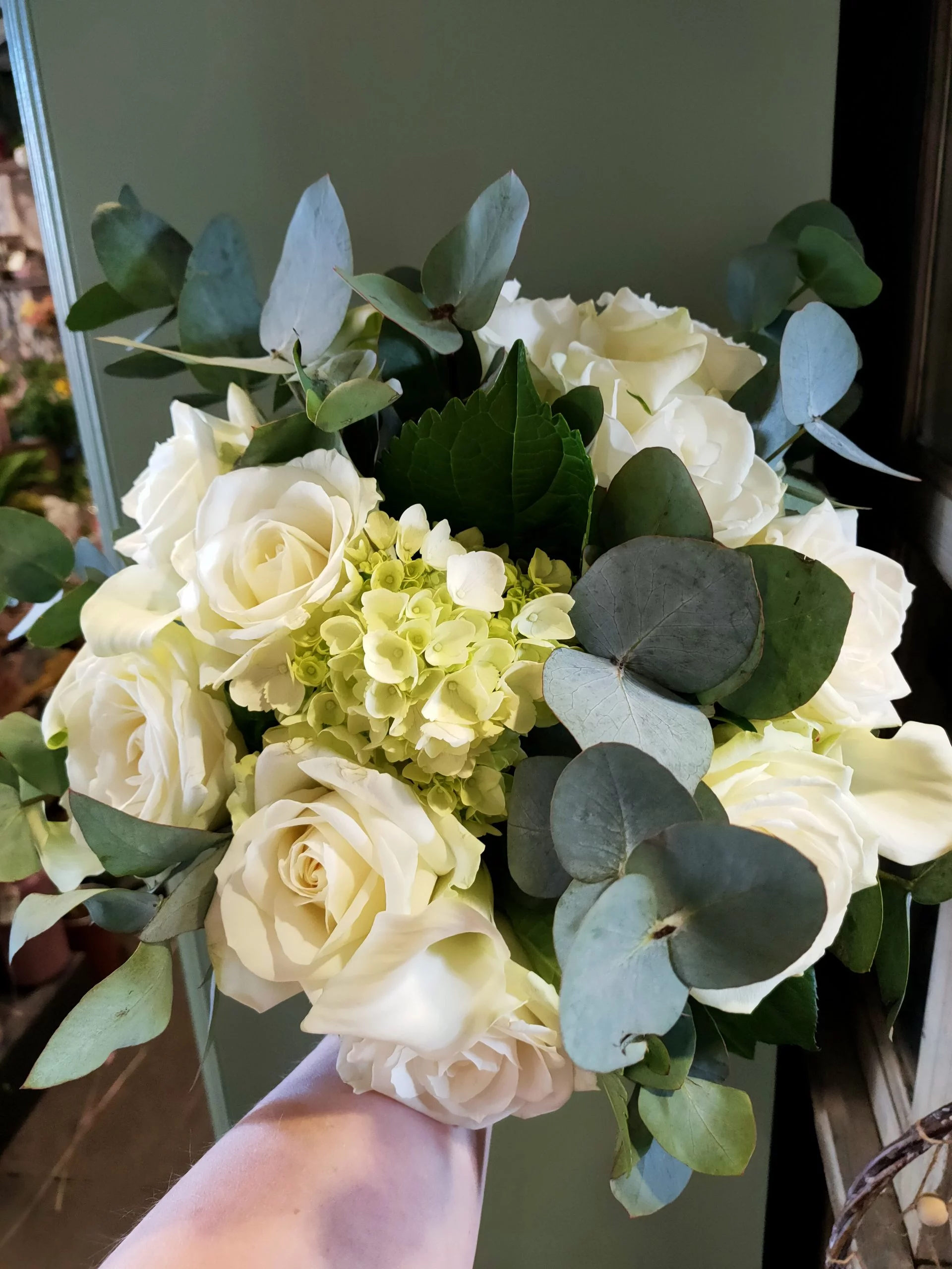 Mon bouquet pure blancheur, par Au naturel, fleuriste à Alençon