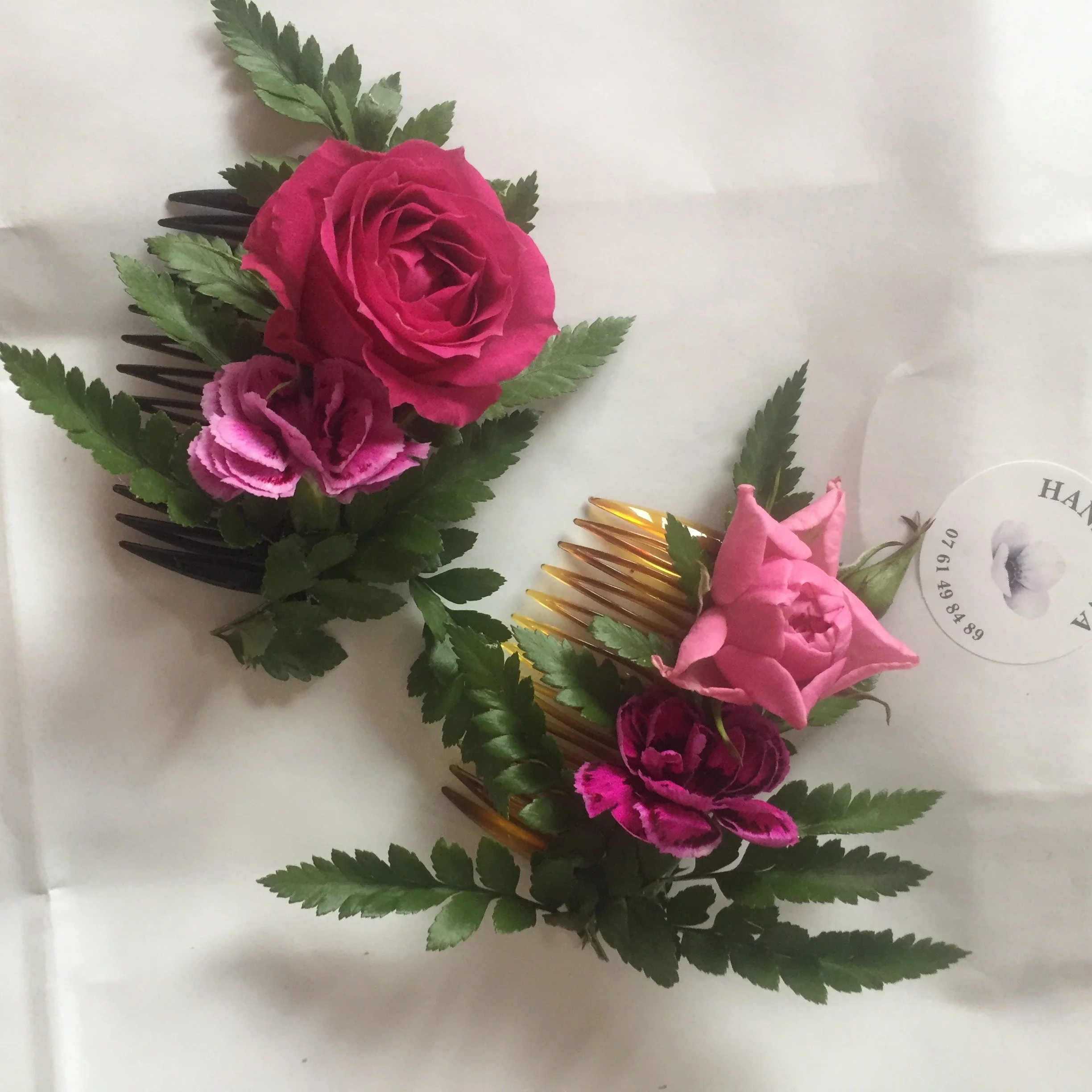 Accessoires cheveux, par Hanakawa, fleuriste à Meudon