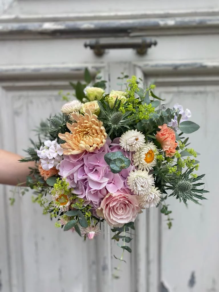 Bouquet Naissance, par Atelier Armelle Alleton, fleuriste à Le Mans