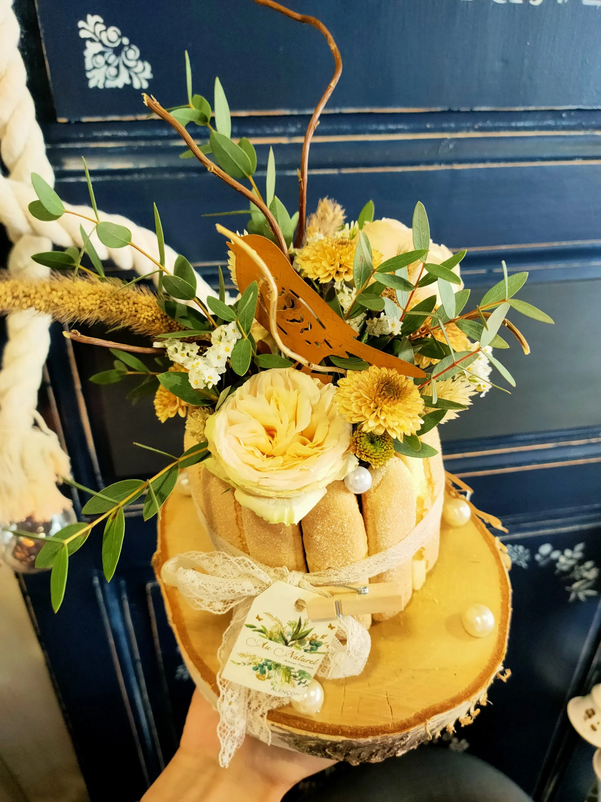 Boudoir floracaramel Au naturel, par Au naturel, fleuriste à Alençon
