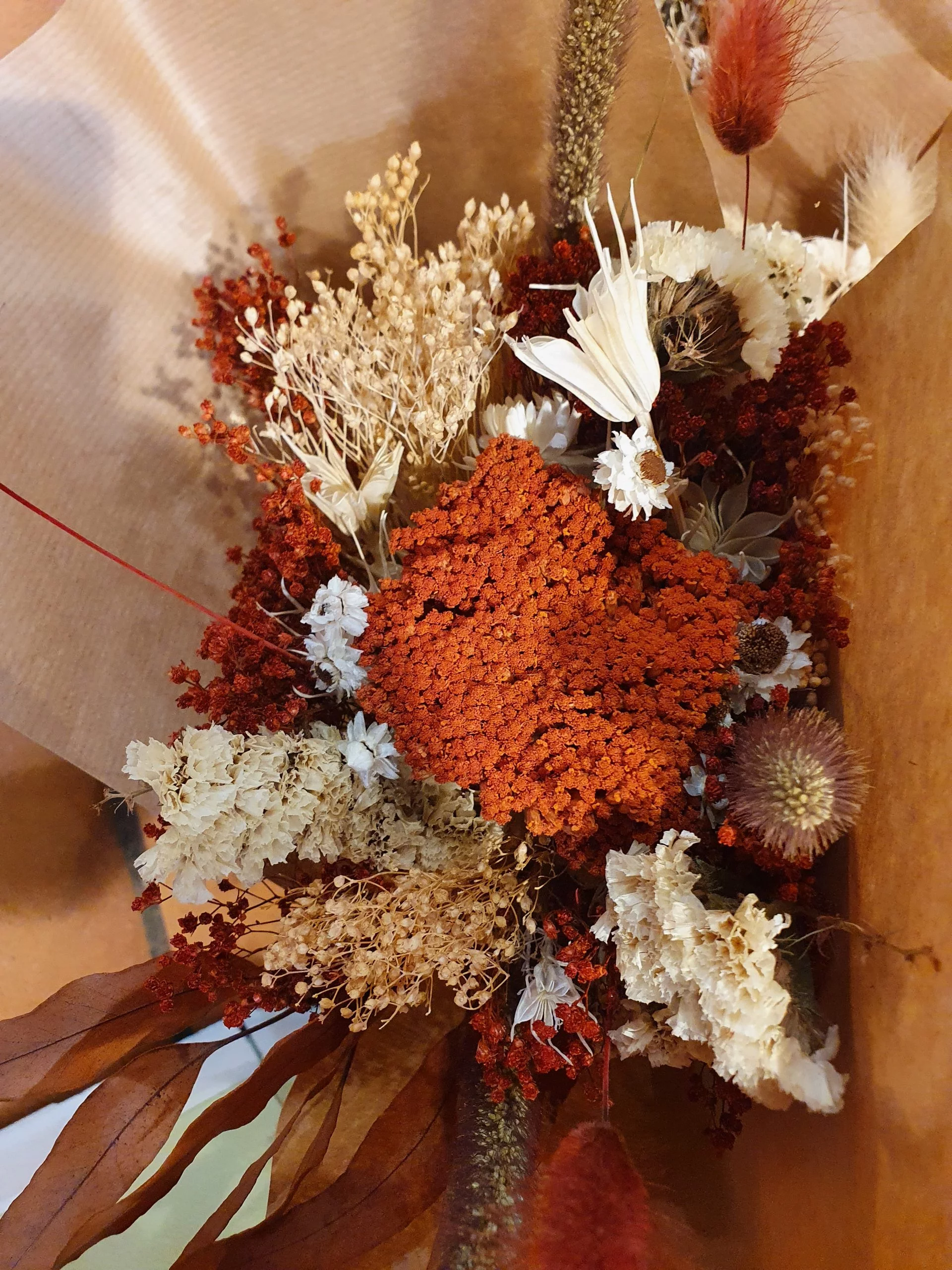 bouquet sec, par Bossez Fleurs, fleuriste à Béziers