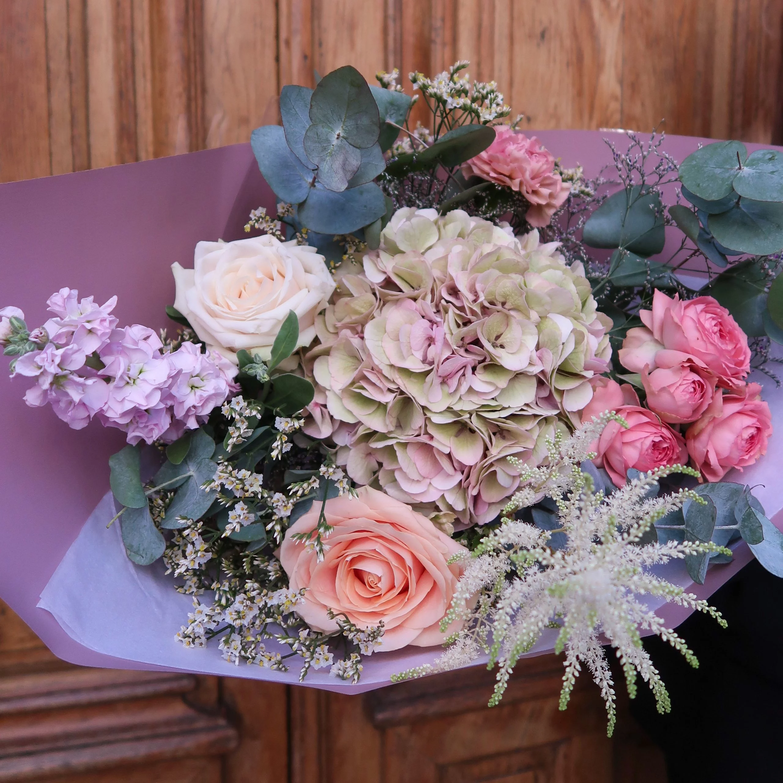 Bouquet Pastel Lover, par Tiffany Levain, fleuriste à Paris